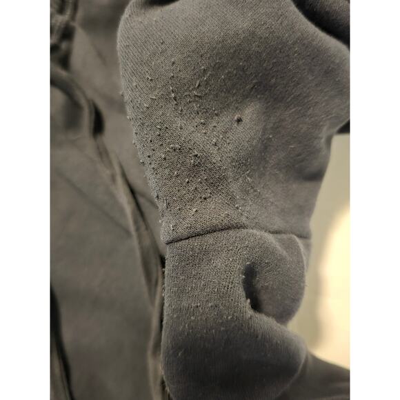 Abercrombie and Fitch Womens Medium Pants Joggers Sweatpants Fleece Navy Blue - Picture 6 of 13